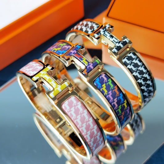 [LuxJewelry]H HORSE BRACELET 12MM