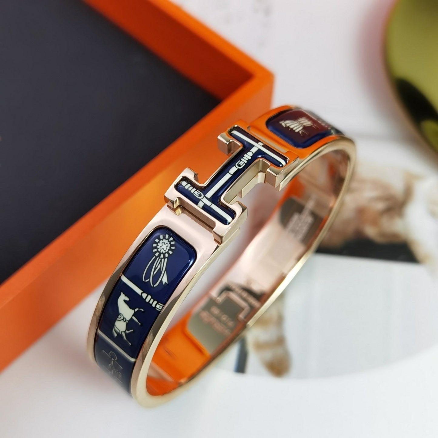 [LuxJewelry]H COUVERTURES DARK BLUE BRACELET