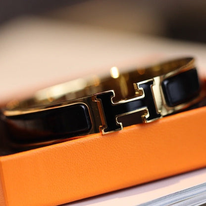[LuxJewelry]H BRACELET 12MM GOLD