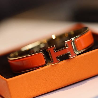 [LuxJewelry]H BRACELET 12MM GOLD