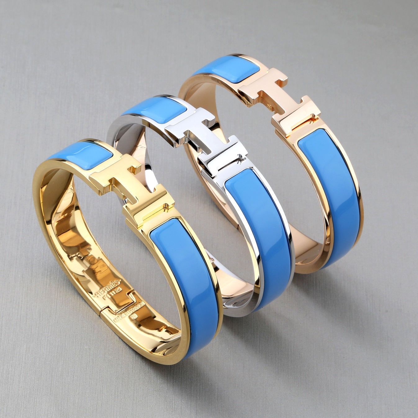 [LuxJewelry]H BRACELET TURQUOISE 12MM