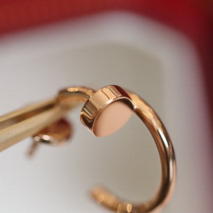 [LuxJewelry]JUSTE EARRINGS PINK GOLD