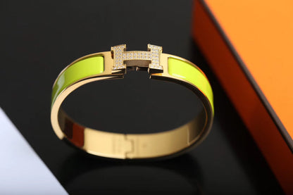 [LuxJewelry]H BRACELET GOLD DIAMOND