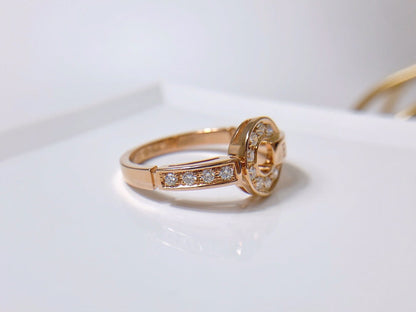 [LuxJewelry]DREAM RING DIAMOND PINK GOLD