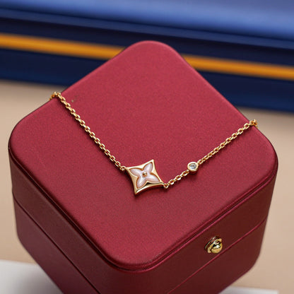 [LuxJewelry]STAR 1 DIAMOND PINK GOLD BRACELET