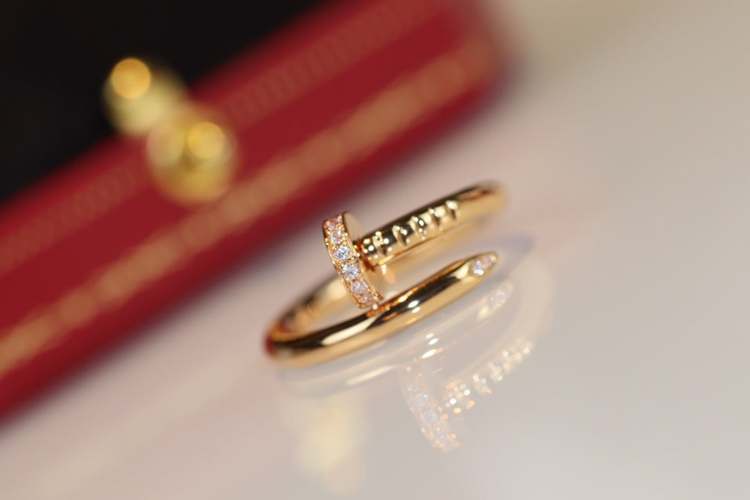 [LuxJewelry]JUSTE RING 2.65MM GOLD DIAMOND