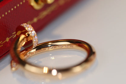 [LuxJewelry]JUSTE RING 2.65MM GOLD DIAMOND