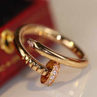 [LuxJewelry]JUSTE RING 2.65MM GOLD DIAMOND