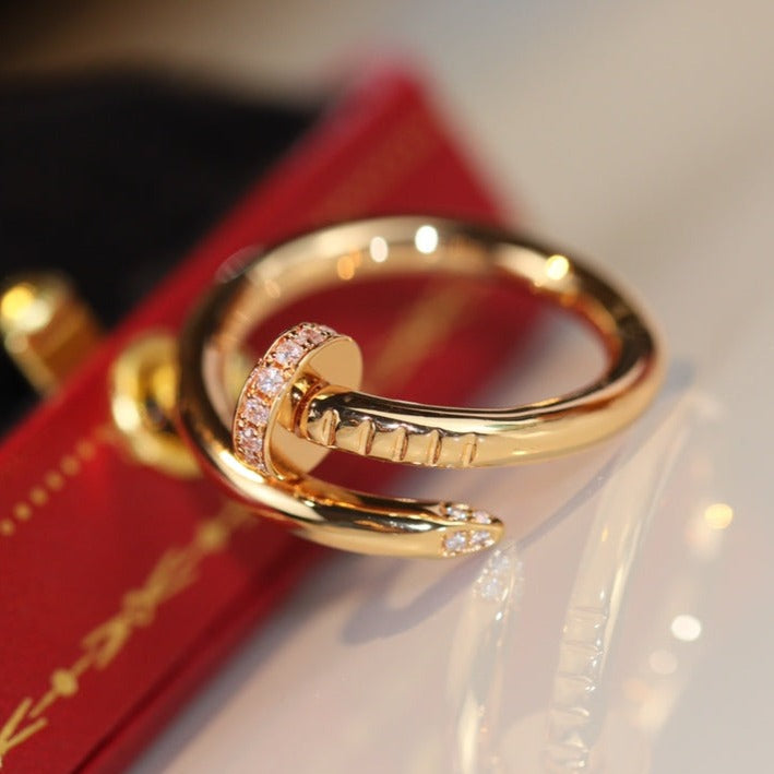 [LuxJewelry]JUSTE RING 2.65MM GOLD DIAMOND