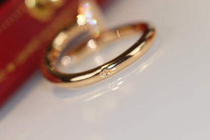 [LuxJewelry]JUSTE RING 2.65MM GOLD DIAMOND