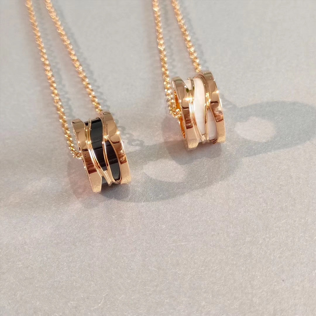 [LuxJewelry]ZERO 1 NECKLACE PINK GOLD
