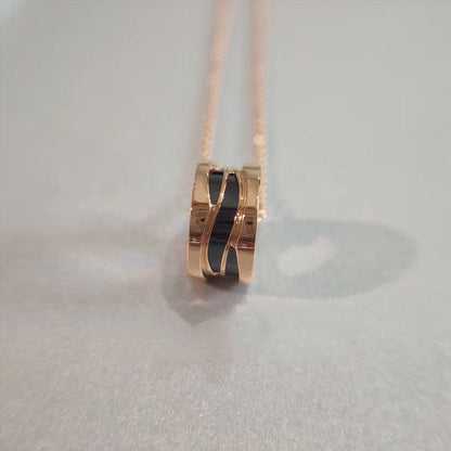 [LuxJewelry]ZERO 1 NECKLACE PINK GOLD