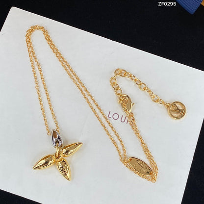 [LuxJewelry]LOUISETTE PEDANT GOLD NECKLACE