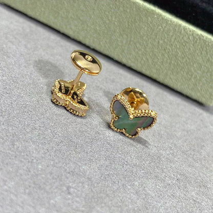 [LuxJewelry]BUTTERFLY DARK MOP  EARRINGS