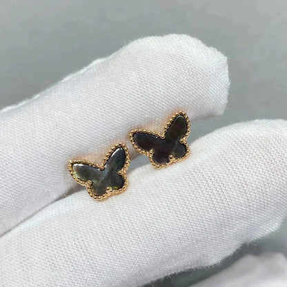 [LuxJewelry]BUTTERFLY DARK MOP  EARRINGS
