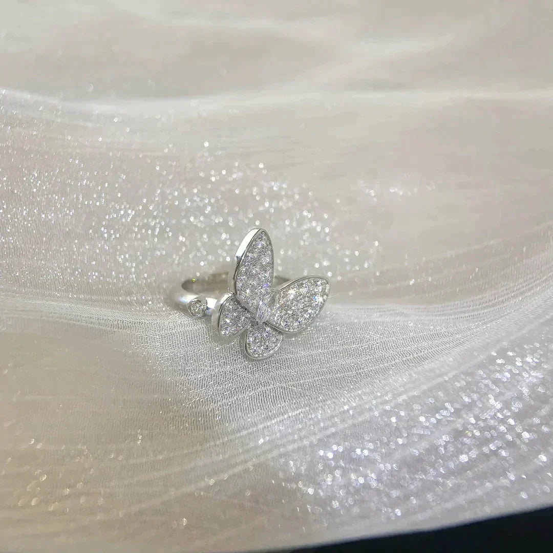 [LuxJewelry]BUTTERFLY DIAMOND RING