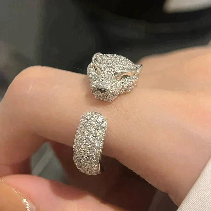 [LuxJewelry]PANTHERE 5.5MM ALL DIAMOND RING