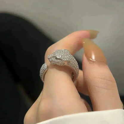[LuxJewelry]PANTHERE 5.5MM ALL DIAMOND RING