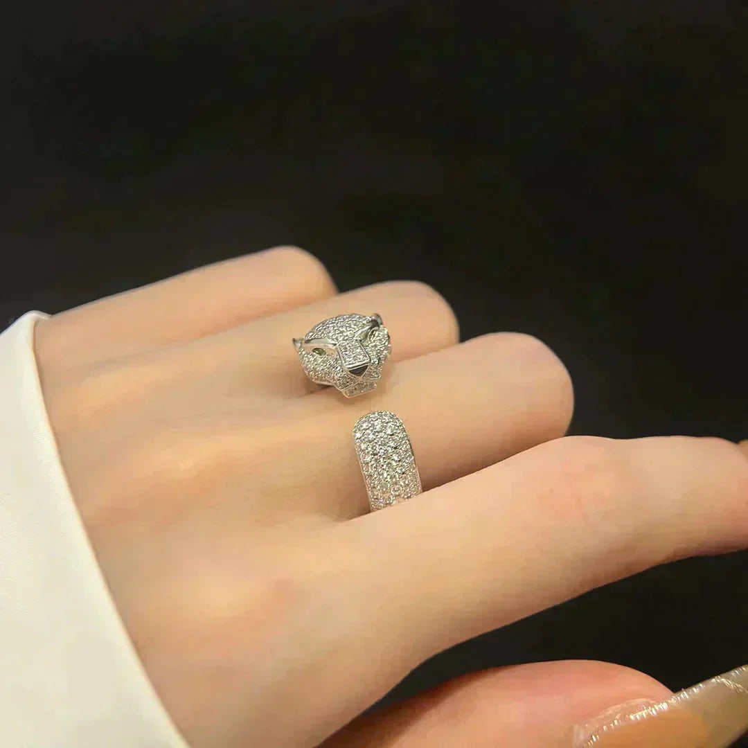 [LuxJewelry]PANTHERE 5.5MM ALL DIAMOND RING