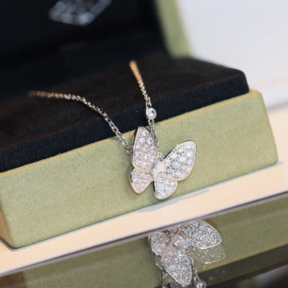 [LuxJewelry]BUTTERFLY DIAMOND NECKLACE