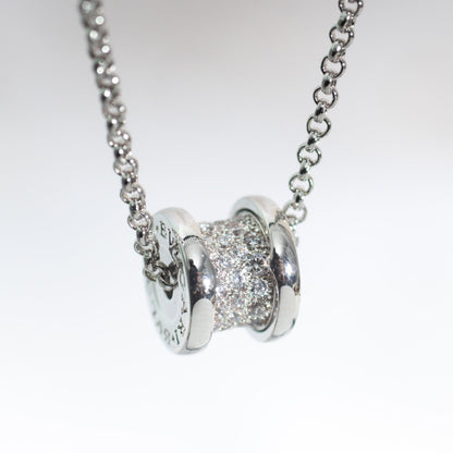 [LuxJewelry]ZERO 1 SILVER DIAMOND NECKLACE