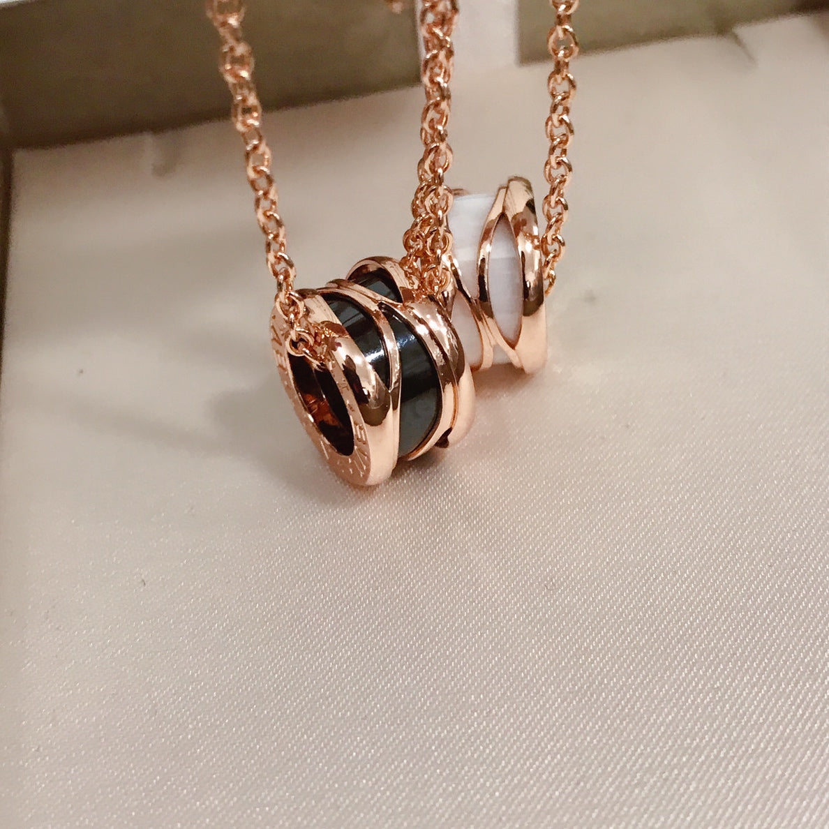 [LuxJewelry]ZERO 1 FOUR BAND PINK GOLD CERAMIC