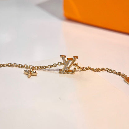 [LuxJewelry]LOGO STAR MOTIF GOLD BRACELET