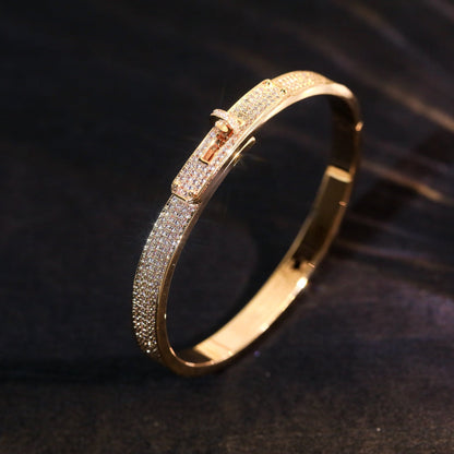 [LuxJewelry]KELLY BRACELET DIAMOND PAVED