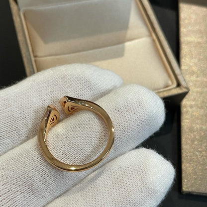 [LuxJewelry]DREAM MOP DIAMOND OPEN RING