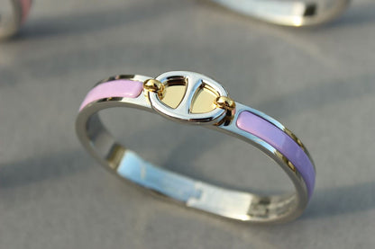 [LuxJewelry]CLIC CHAINE SILVER BRACELET