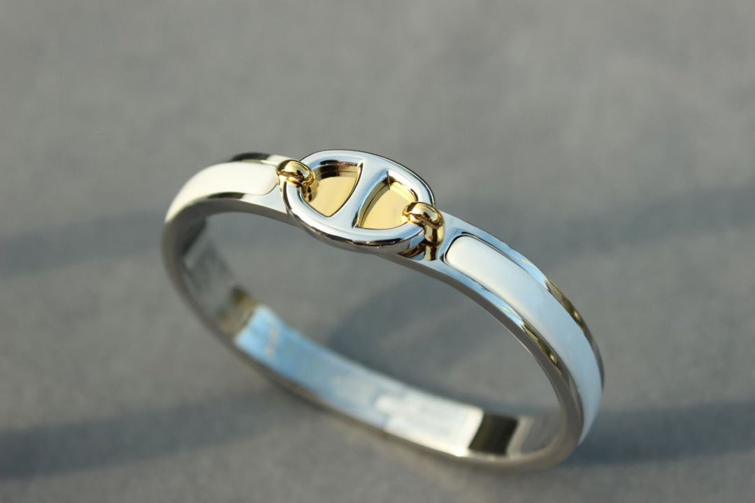 [LuxJewelry]CLIC CHAINE SILVER BRACELET