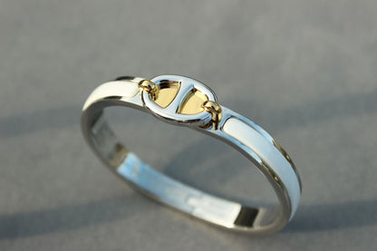 [LuxJewelry]CLIC CHAINE SILVER BRACELET