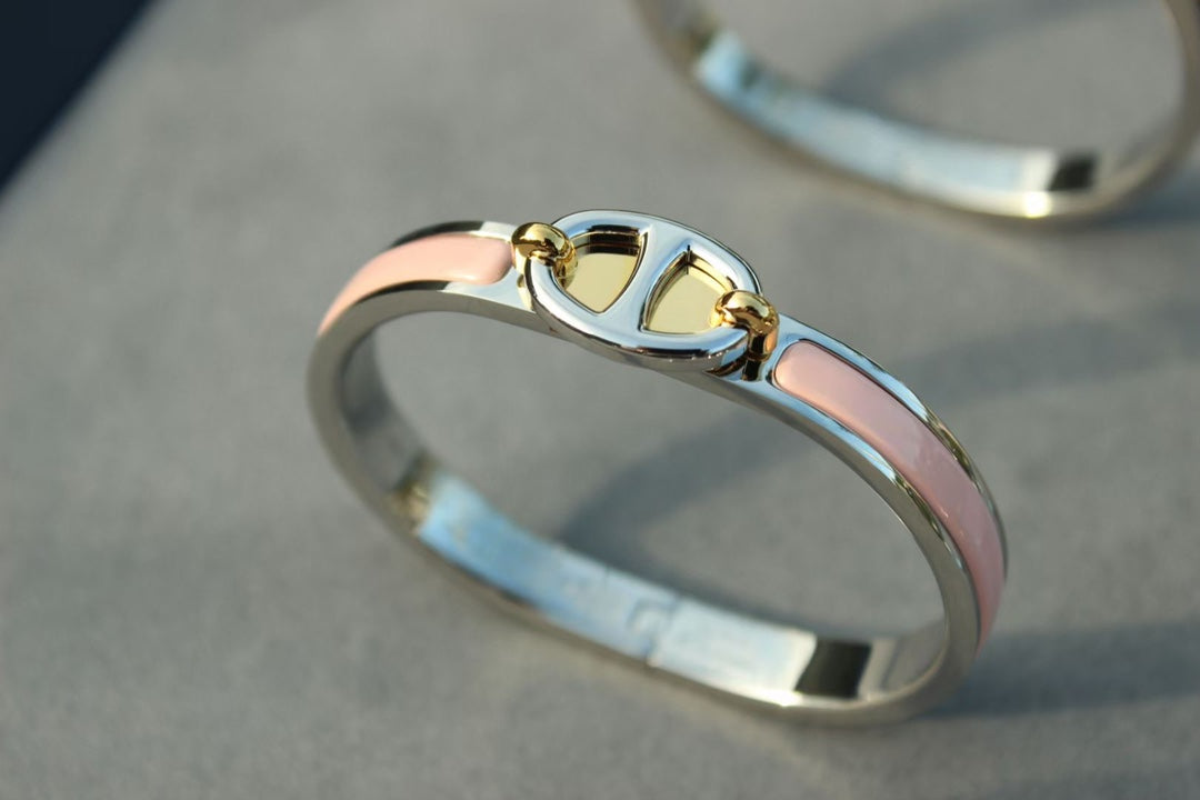 [LuxJewelry]CLIC CHAINE SILVER BRACELET