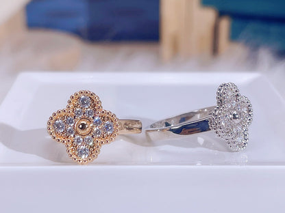 [LuxJewelry]CLOVER DIAMOND RING