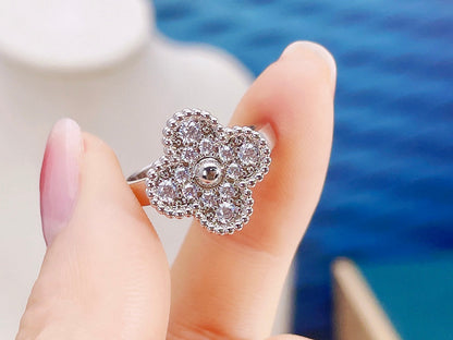 [LuxJewelry]CLOVER DIAMOND RING