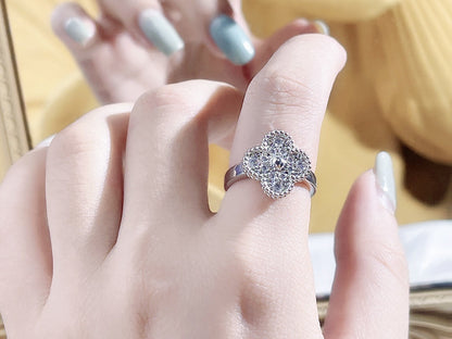 [LuxJewelry]CLOVER DIAMOND RING