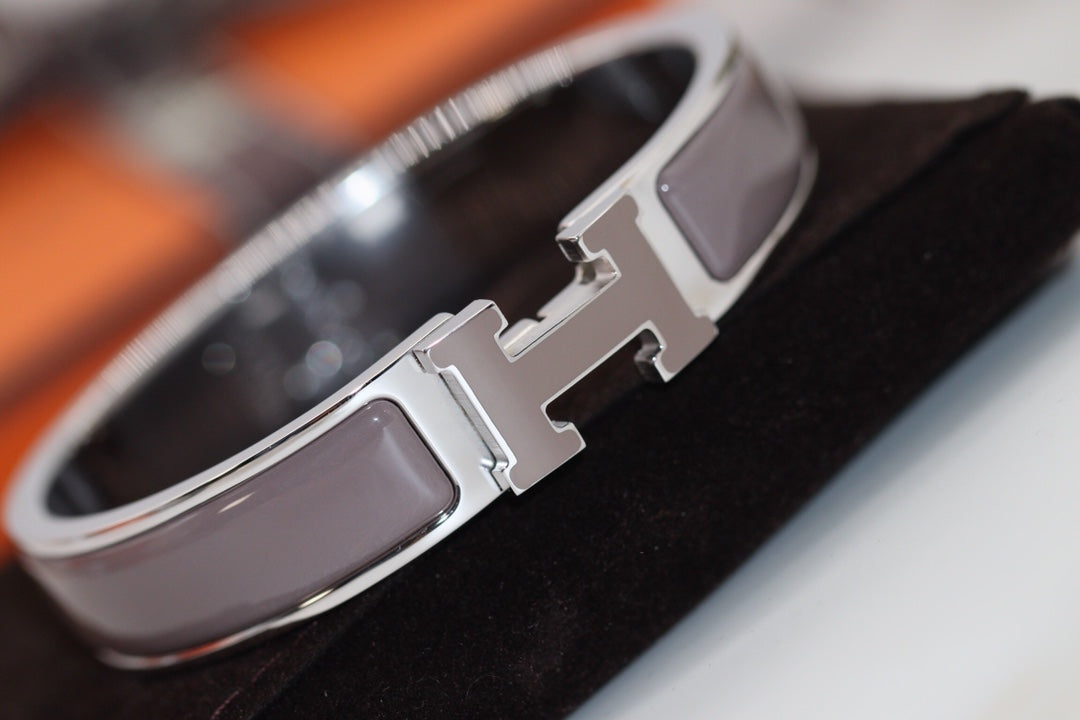 [LuxJewelry]H BRACELET 12MM BROWN