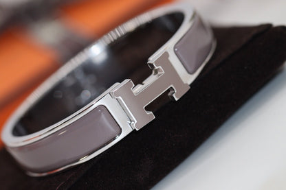 [LuxJewelry]H BRACELET 12MM BROWN