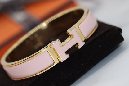 [LuxJewelry]H BRACELET 12MM PINK