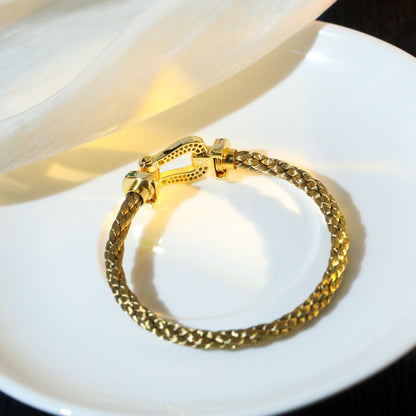 [LuxJewelry]FORCE 10 GOLD GREEN DIAMOND PAVED