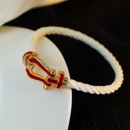 [LuxJewelry]FORCE 10 WHITE TEXTILE DIAMOND PAVED