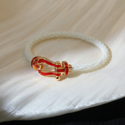 [LuxJewelry]FORCE 10 WHITE TEXTILE DIAMOND PAVED