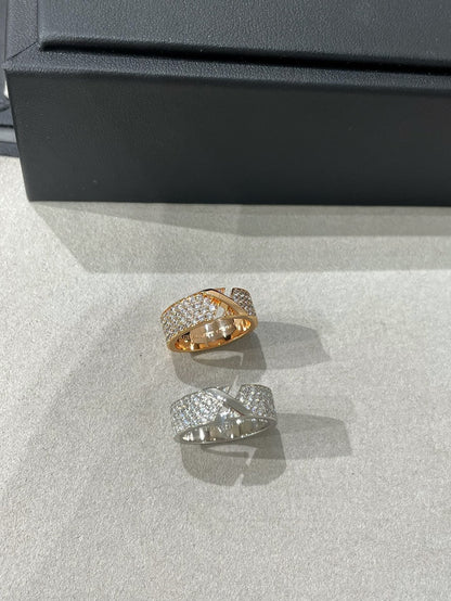 [LuxJewelry]LIENS EVIDENCE  DIAMOND PAVED RING