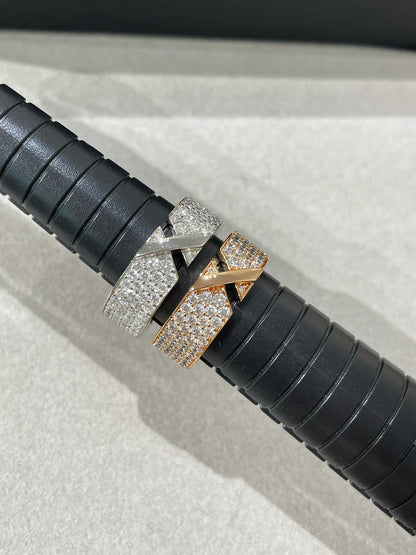 [LuxJewelry]LIENS EVIDENCE  DIAMOND PAVED RING