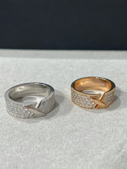 [LuxJewelry]LIENS EVIDENCE  DIAMOND PAVED RING