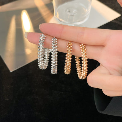 [LuxJewelry]CLASH HOOP EARRINGS