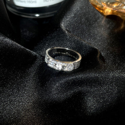 [LuxJewelry]KELLY SILVER DIAMOND RING