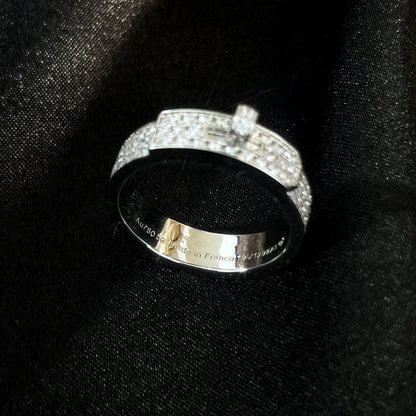 [LuxJewelry]KELLY SILVER DIAMOND RING