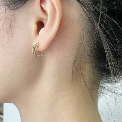 [LuxJewelry]LOVE DIAMOND EARRINGS