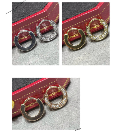 [LuxJewelry]LOVE DIAMOND EARRINGS